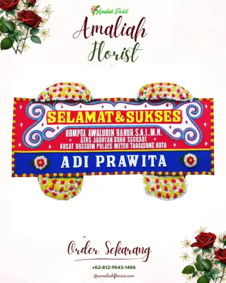 Papan Bunga Ucapan Selamat Kuly Lanny